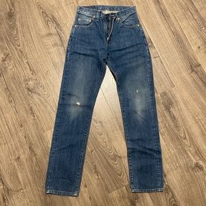 Levi's straight leg denim jeans